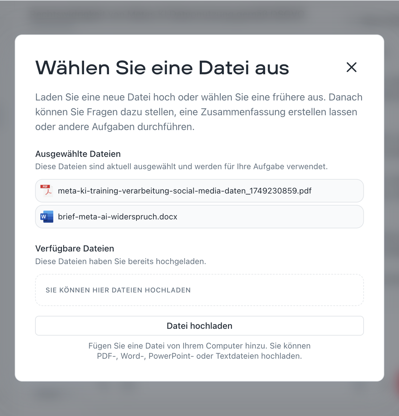 Kontextgestützte Verarbeitung
